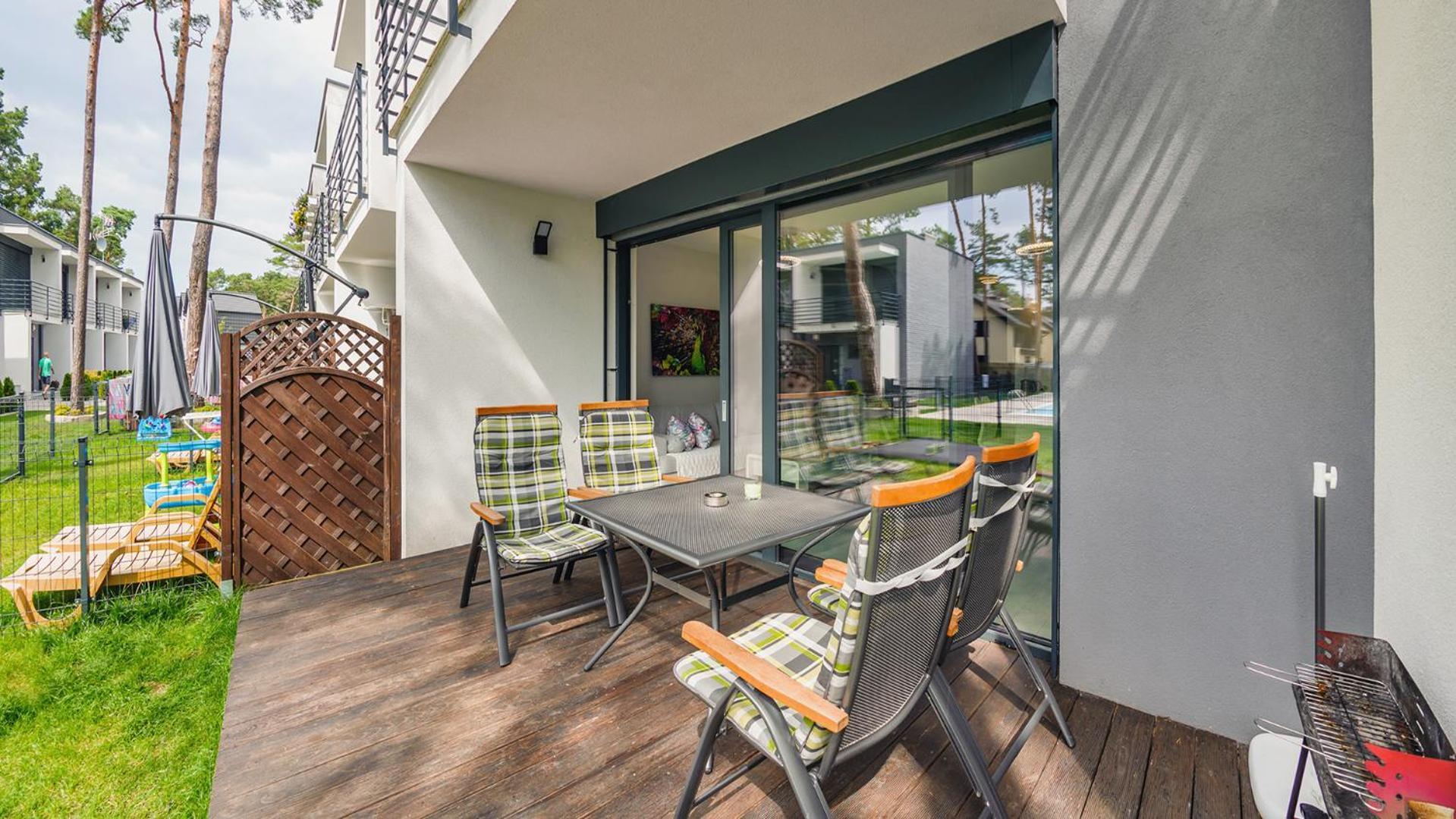 Prestige House Apartament - 2 Sypialnie Z Ogrodkiem I Basenem Pobierowo Dış mekan fotoğraf